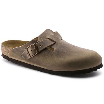 Dámské Boston Birkenstock Oiled Læder Hnědé | CZ 320TCE